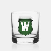 Aangepaste naam monogram whisky glas cadeau (Voorkant)