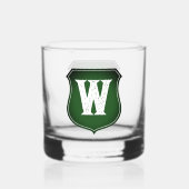 Aangepaste naam monogram whisky glas cadeau (Achterkant)