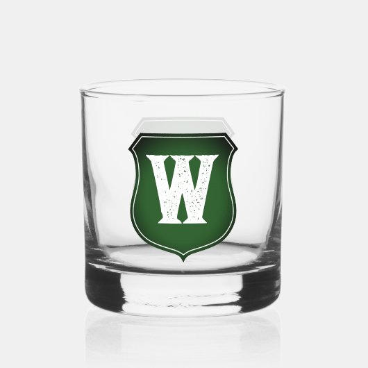 Aangepaste naam monogram whisky glas cadeau (Achterkant)