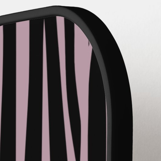 Aangepaste naam Monogrammed Zebra stripes patroon Pickleball Paddle (Links Detail)