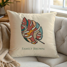 Aangepaste naam Monstera blad Jungalow Boho Groen