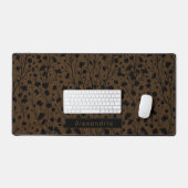 Aangepaste Naam Moody Floral Kantoor Gift Deskmat Bureaumat (Keyboard & Muis)
