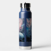 Aangepaste naam Mooie Eenhoorn Waterfles (Links)