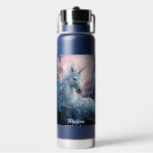 Aangepaste naam Mooie Eenhoorn Waterfles (Achterkant)