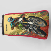 Aangepaste naam Motocross Golfheadcover (Voorkant)