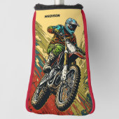 Aangepaste naam Motocross Golfheadcover (Draai 90)