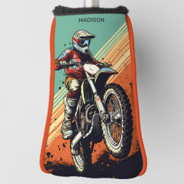 Aangepaste naam Motocross Golfheadcover