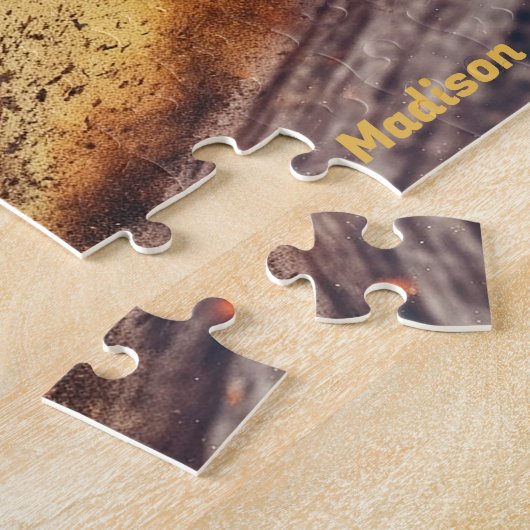 Aangepaste naam Motocross Legpuzzel (Zijkant)