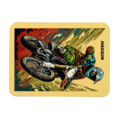 Aangepaste naam Motocross Magneet (Horizontaal)
