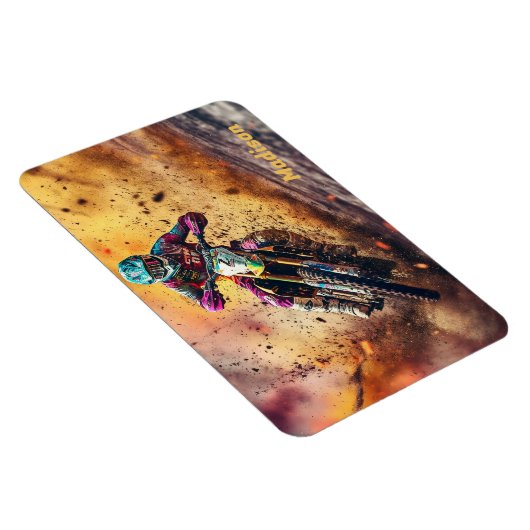 Aangepaste naam Motocross Magneet (Rechterzijde)