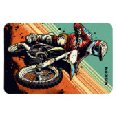 Aangepaste naam Motocross Magneet (Horizontaal)