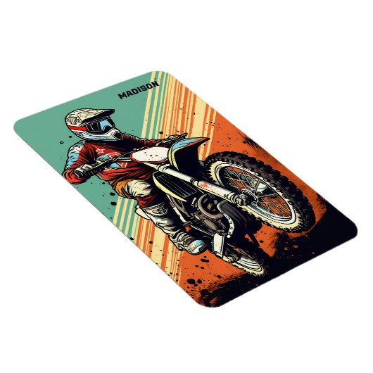 Aangepaste naam Motocross Magneet (Rechterzijde)