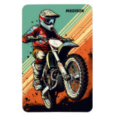 Aangepaste naam Motocross Magneet (Verticaal)