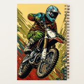 Aangepaste naam Motocross Notitieboek (Achterkant)
