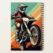 Aangepaste naam Motocross Notitieboek (Achterkant)