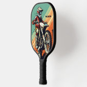 Aangepaste naam Motocross Pickleball Paddle (Links)