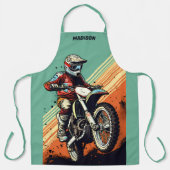 Aangepaste naam Motocross Schort (Voorkant)