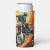 Aangepaste naam Motocross Seltzer Blikjeskoeler (Seltzer Voorkant)