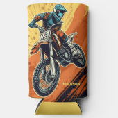 Aangepaste naam Motocross Seltzer Blikjeskoeler (Voorkant)
