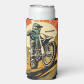 Aangepaste naam Motocross Seltzer Blikjeskoeler (Seltzer Voorkant)