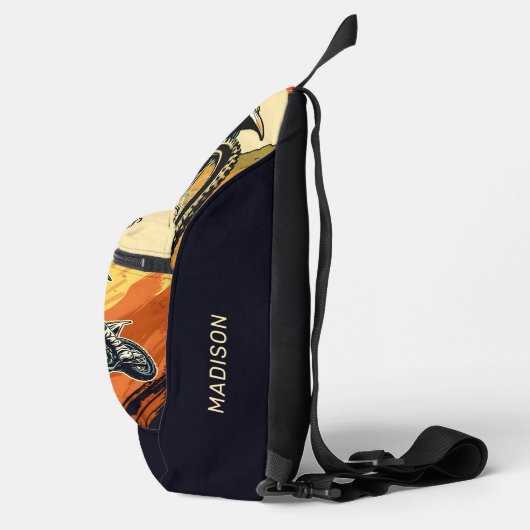Aangepaste naam Motocross Sling Bag (Rechts)