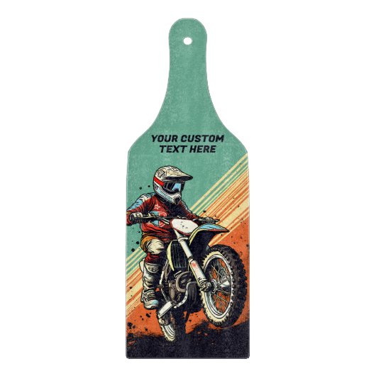 Aangepaste naam Motocross Snijplank (Voorkant)