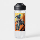 Aangepaste naam Motocross Waterfles (Voorkant)