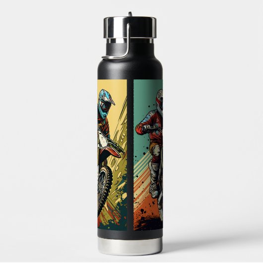 Aangepaste naam Motocross Waterfles (Rechts)