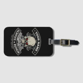 Aangepaste NAAM motorfiets Bagagelabel (Voorkant (horizontaal))