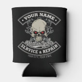 Aangepaste NAAM motorfiets Blikjeskoeler (Achterkant)