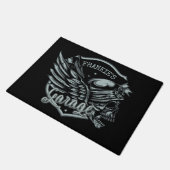 Aangepaste naam motorfiets deurmat (Schuin)