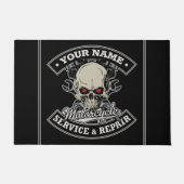 Aangepaste NAAM motorfiets Deurmat (Voorkant)