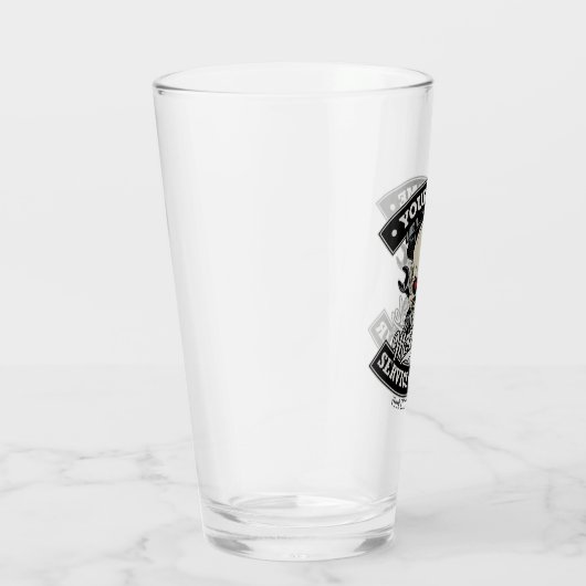 Aangepaste NAAM motorfiets Glas (Rechts)