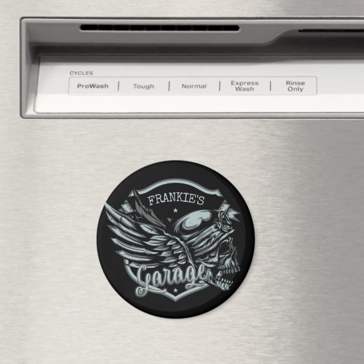 Aangepaste naam motorfiets magneet (Insitu (Vaatwasser))