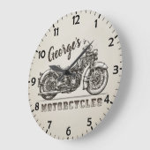 Aangepaste naam motorfiets motorfiets grote klok (Hoek)