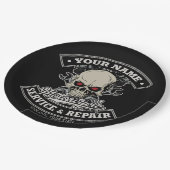 Aangepaste NAAM motorfiets Papieren Bordje (Gekanteld)