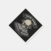 Aangepaste NAAM motorfiets Servet (Hoek)