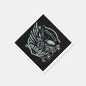 Aangepaste naam motorfiets servet (Hoek)