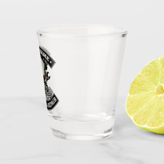 Aangepaste NAAM motorfiets Shot Glas (Rechts)