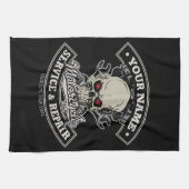 Aangepaste NAAM motorfiets Theedoek (Horizontaal)