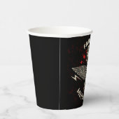 Aangepaste naam Motorfiets Zuigerwagentje Papieren Bekers (Rechts)