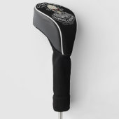 Aangepaste NAAM Motorfietser Monteur Schedel Motor Golfheadcover (Schuin)