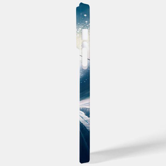 Aangepaste naam Mountain Skier Case-Mate iPhone Case (Achterkant / Links)