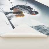 Aangepaste naam Mountain Skier Sherpa Deken (3/4)