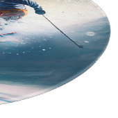 Aangepaste naam Mountain Skier Snijplank (Hoek)