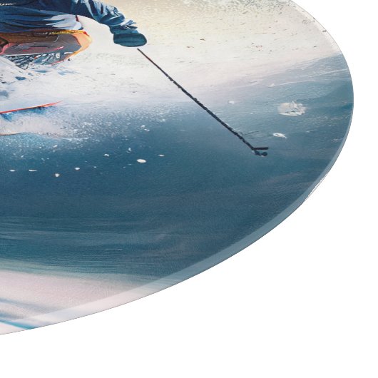 Aangepaste naam Mountain Skier Snijplank (Hoek)