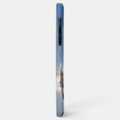 Aangepaste naam mousserende blauwe Oceaan Case-Mate iPhone Case (Achterkant/links)