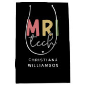 Aangepaste naam MRI Tech | MRI Technologist Gifts Medium Cadeauzakje (Voorkant)