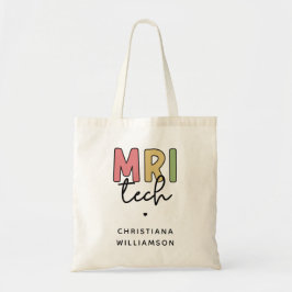 Aangepaste naam MRI Tech | MRI Technologist Gifts Tote Bag