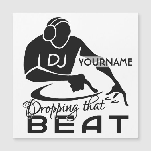 Aangepaste naam Music DJ (Voorkant)